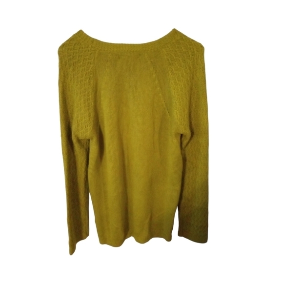 Jones of New York Signature Olive Green Knit Crew Neck Sweater L - Picture 6 of 10